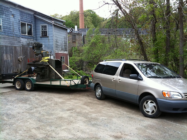 Moving a Bridgeport Series II CNC Mill